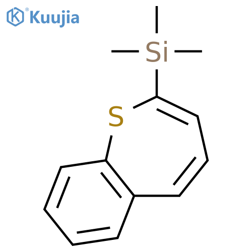 Silane, 1-benzothiepin-2-yltrimethyl- structure