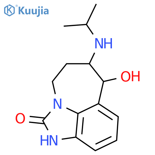 9-hydroxy-10-(propan-2-yl)amino-1,3-diazatricyclo6.4.1.0,4,13trideca-4,6,8(13)-trien-2-one structure