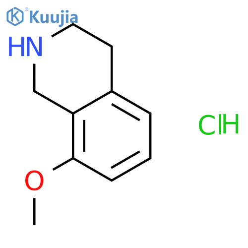 8-Methoxy-1,2,3,4-tetrahydroisoquinoline hydrochloride structure