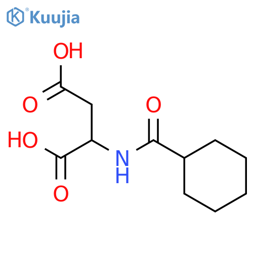 L-Aspartic acid, N-(cyclohexylcarbonyl)- structure