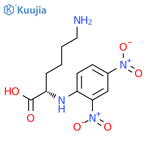 L-LYSINE, N2-(2,4-DINITROPHENYL)- structure