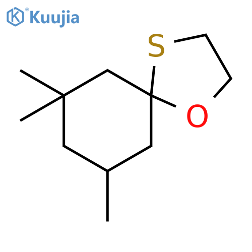 1-Oxa-4-thiaspiro[4.5]decane,7,7,9-trimethyl- structure