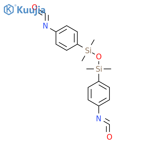 Disiloxane, 1,3-bis(4-isocyanatophenyl)-1,1,3,3-tetramethyl- structure
