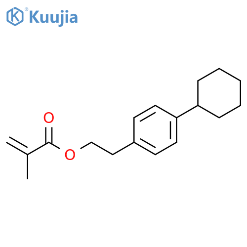 2-Propenoic acid, 2-methyl-, 2-(4-cyclohexylphenyl)ethyl ester structure