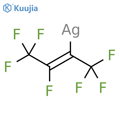 Silver, [(1E)-2,3,3,3-tetrafluoro-1-(trifluoromethyl)-1-propenyl]- (9CI) structure