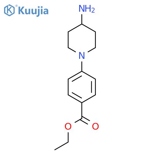 Ethyl 4-(4-aminopiperidin-1-yl)benzoate structure