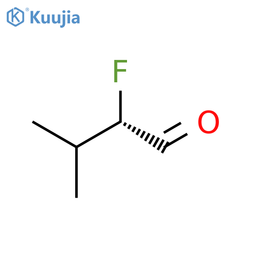Butanal, 2-fluoro-3-methyl-, (2S)- structure