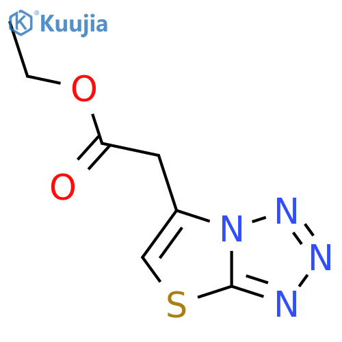 ethyl 2-{1,2,3,4tetrazolo5,1-b1,3thiazol-6-yl}acetate structure