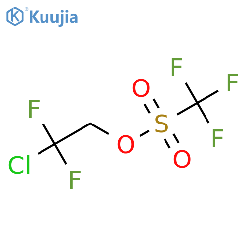 2-chloro-2,2-difluoroethyl trifluoromethanesulfonate structure