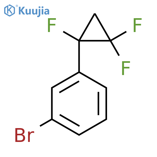 1-Bromo-3-(1,2,2-trifluorocyclopropyl)benzene structure