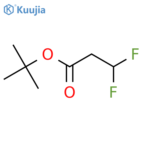 Tert-butyl 3,3-difluoropropanoate structure