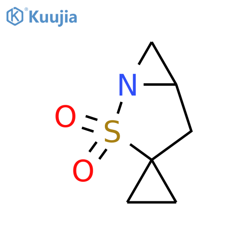 2lambda6-thia-1-azaspirobicyclo3.1.0hexane-3,1'-cyclopropane-2,2-dione structure