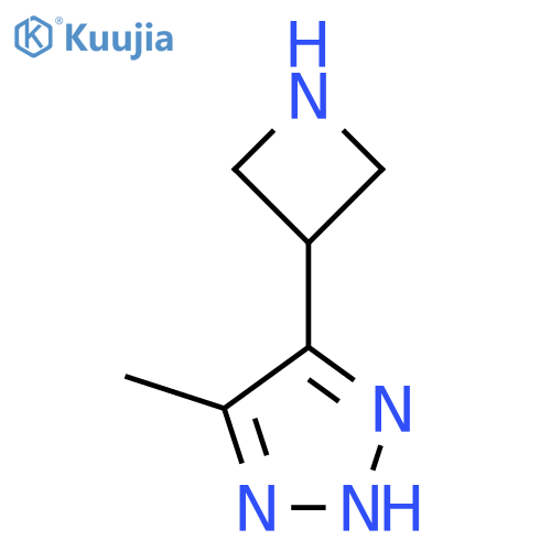 4-(azetidin-3-yl)-5-methyl-2H-1,2,3-triazole structure