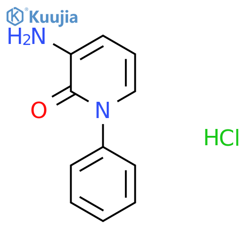 3-amino-1-phenyl-1,2-dihydropyridin-2-one hydrochloride structure
