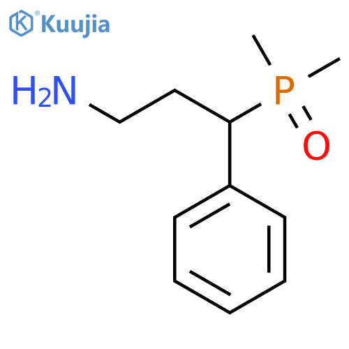 3-(Dimethylphosphoryl)-3-phenylpropan-1-amine structure
