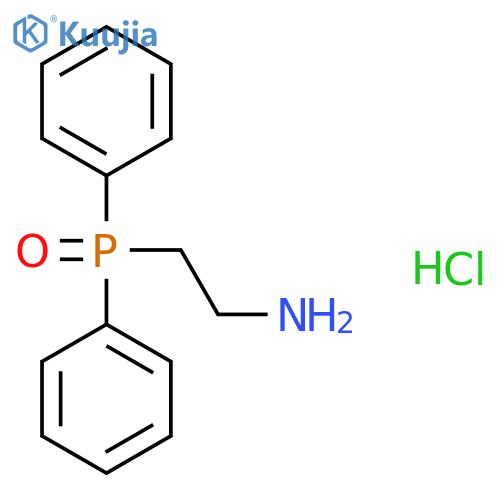 2-(diphenylphosphoroso)ethan-1-amine hydrochloride structure