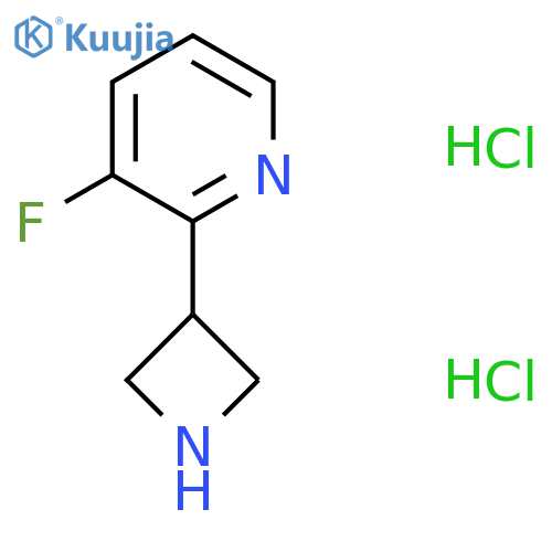 2-(azetidin-3-yl)-3-fluoropyridine dihydrochloride structure