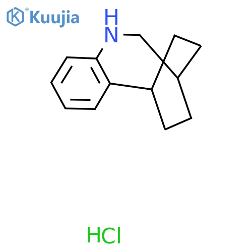 8-azatricyclo8.2.2.0,2,7tetradeca-2,4,6-triene hydrochloride structure