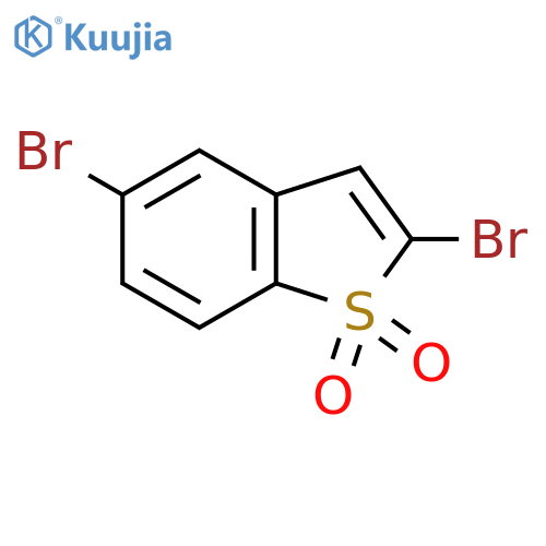 2,5-dibromo-1lambda6-benzothiophene-1,1-dione structure