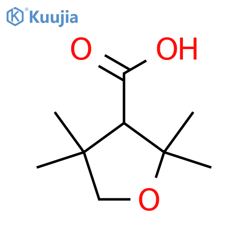 2,2,4,4-Tetramethyloxolane-3-carboxylic acid structure