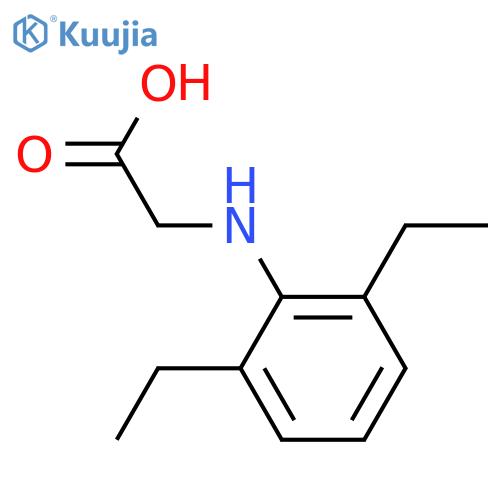 Glycine, N-(2,6-diethylphenyl)- structure