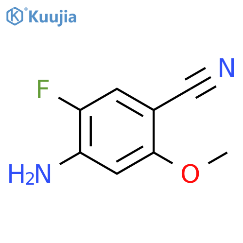 4-AMino-5-fluoro-2-Methoxy-benzonitrile structure