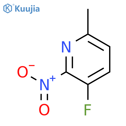 3-Fluoro-6-methyl-2-nitropyridine structure
