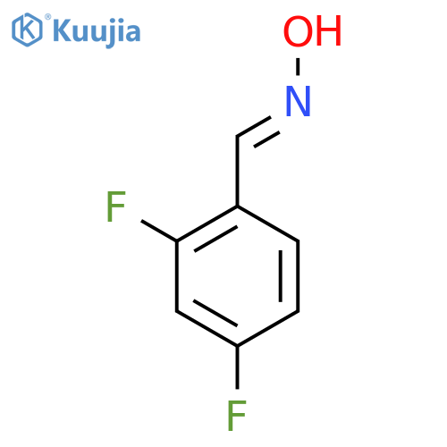 2,4-Difluorobenzaldehyde oxime structure