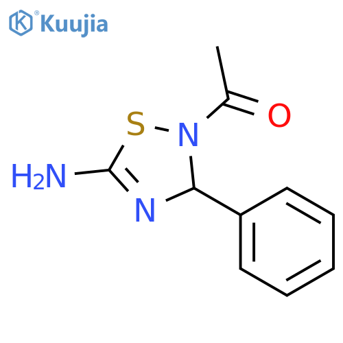 1-(5-Amino-3-phenyl-1,2,4-thiadiazol-2(3H)-yl)ethanone structure