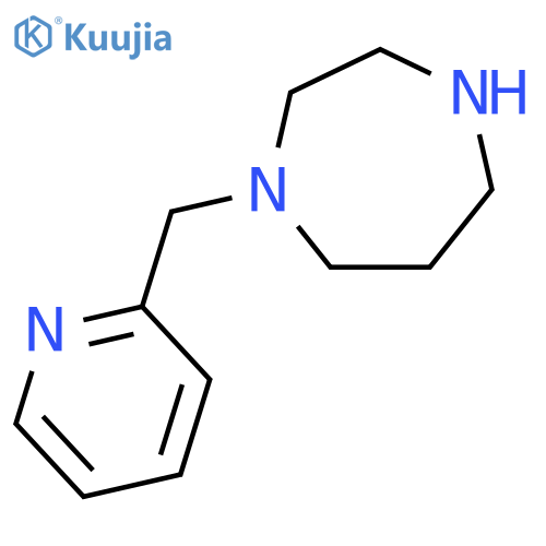 1-(Pyridin-2-ylmethyl)-1,4-diazepane structure