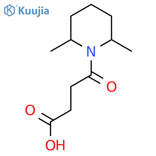 4-(2,6-Dimethylpiperidin-1-yl)-4-oxo-butyric acid structure
