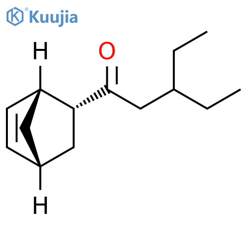 1-Pentanone, 1-(1R,2R,4R)-bicyclo[2.2.1]hept-5-en-2-yl-3-ethyl-, rel- structure