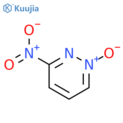Pyridazine, 3-nitro-,1-oxide structure