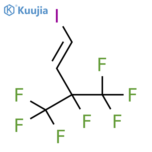 3,4,4,4-Tetrafluoro-3-trifluoromethyl-1-iodobutene structure