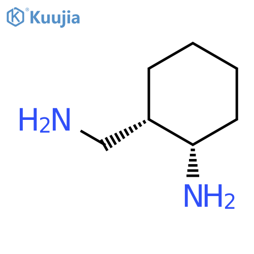 rac-(1R,2R)-2-(aminomethyl)cyclohexan-1-amine structure