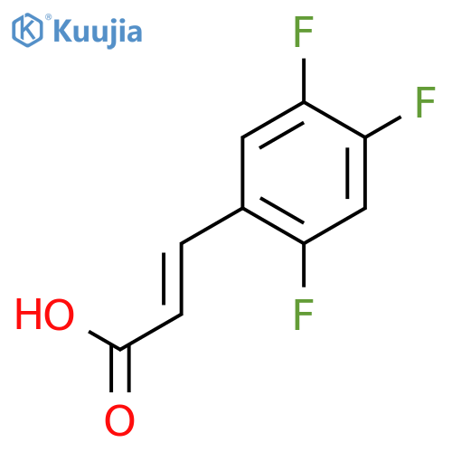 2,4,5-Trifluorocinnamic Acid structure