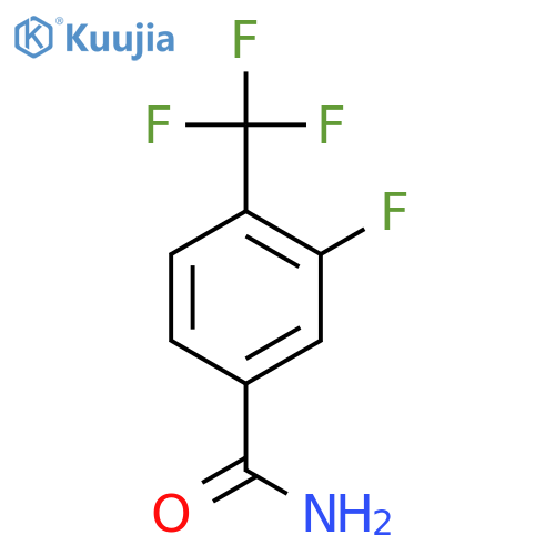 3-Fluoro-4-(trifluoromethyl)benzamide structure