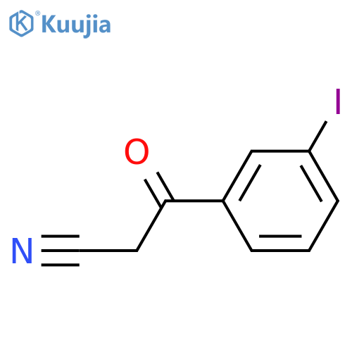 3-Iodobenzoylacetonitrile structure