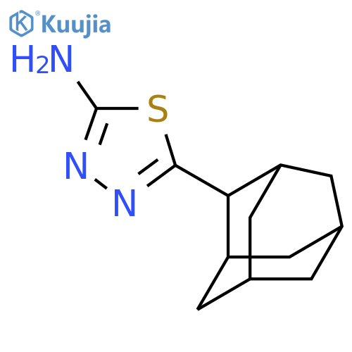 1,3,4-Thiadiazol-2-amine, 5-tricyclo[3.3.1.13,7]dec-2-yl- structure