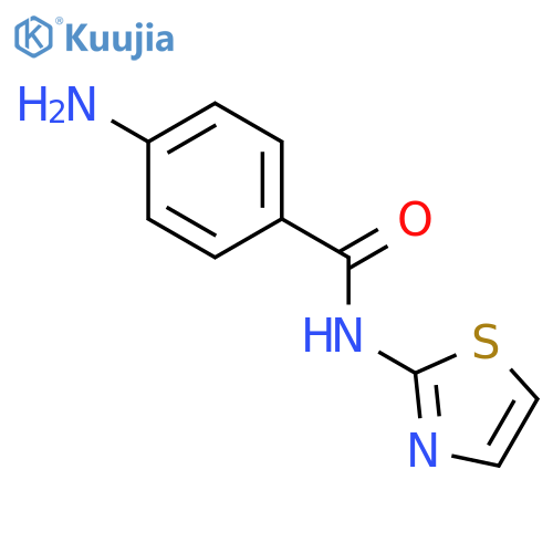 4-amino-N-(1,3-thiazol-2-yl)benzamide structure
