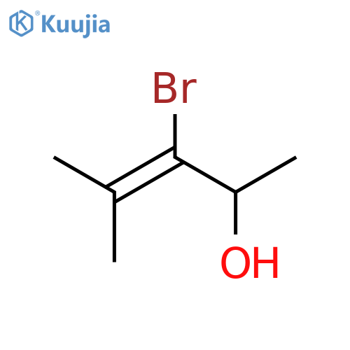 3-Penten-2-ol, 3-bromo-4-methyl- structure