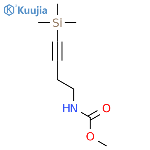 Carbamic acid, [4-(trimethylsilyl)-3-butynyl]-, methyl ester structure