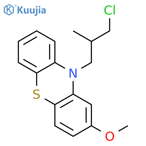 10-(3-Chloro-2-methylpropyl)-2-methoxy Phenothiazine structure