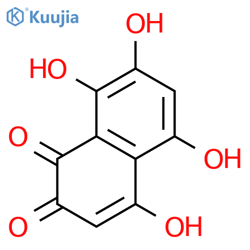 2,5,7,8-Tetrahydroxy-1,4-Naphthalenedione structure