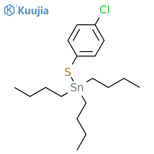 Tributyl[(4-chlorophenyl)sulfanyl]stannane structure