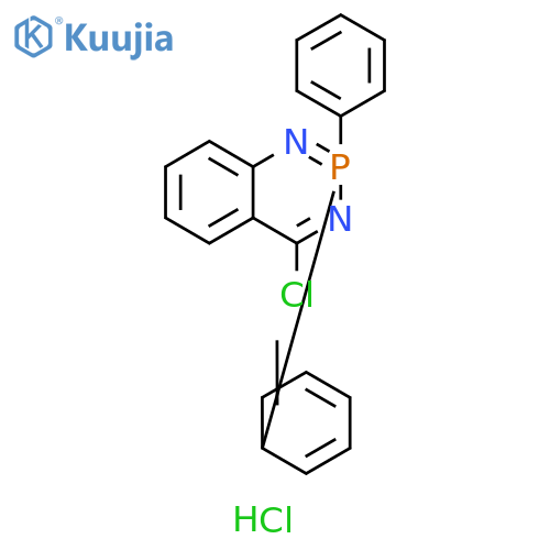1,3,2-Benzodiazaphosphorine, 4-chloro-2,2-diphenyl-,monohydrochloride structure