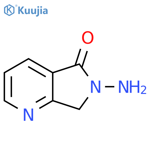 5H-Pyrrolo[3,4-b]pyridin-5-one, 6-amino-6,7-dihydro- structure