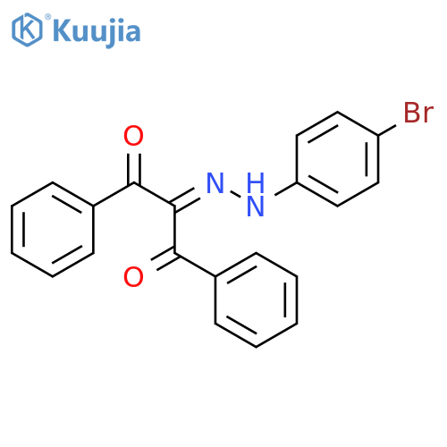 1,2,3-Propanetrione, 1,3-diphenyl-, 2-[2-(4-bromophenyl)hydrazone] structure