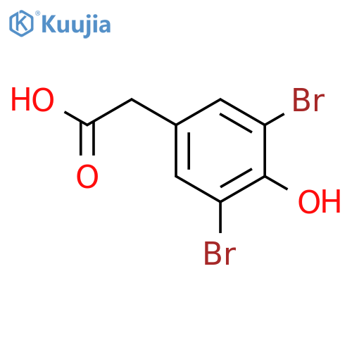 Benzeneacetic acid,3,5-dibromo-4-hydroxy- structure