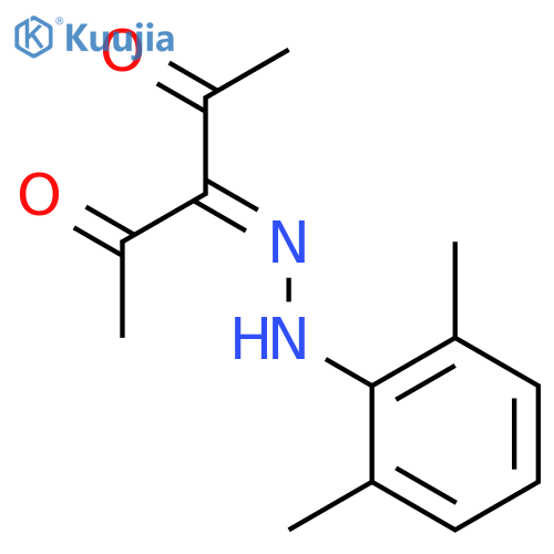 2,3,4-Pentanetrione, 3-[(2,6-dimethylphenyl)hydrazone] structure